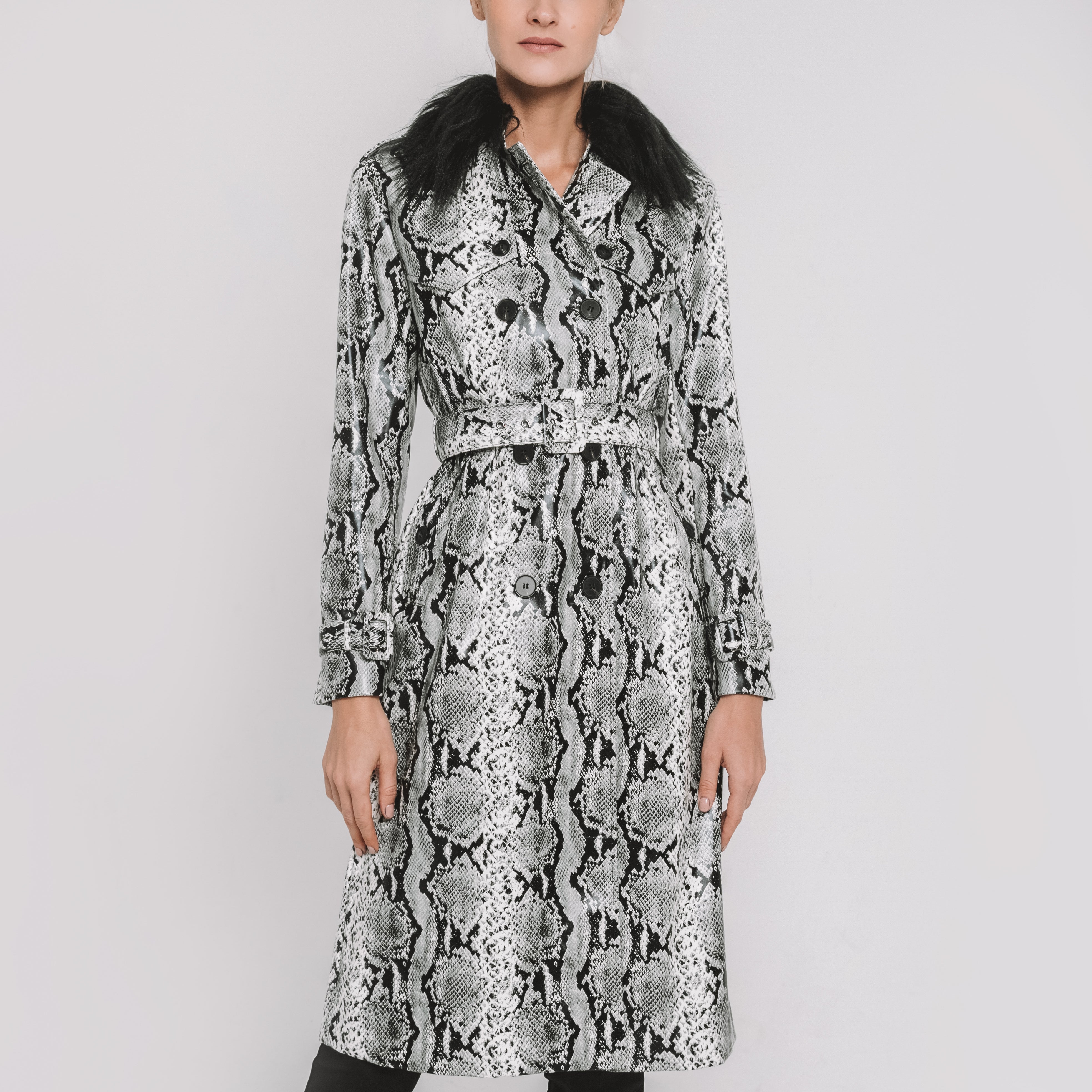 Snake 2024 print raincoat